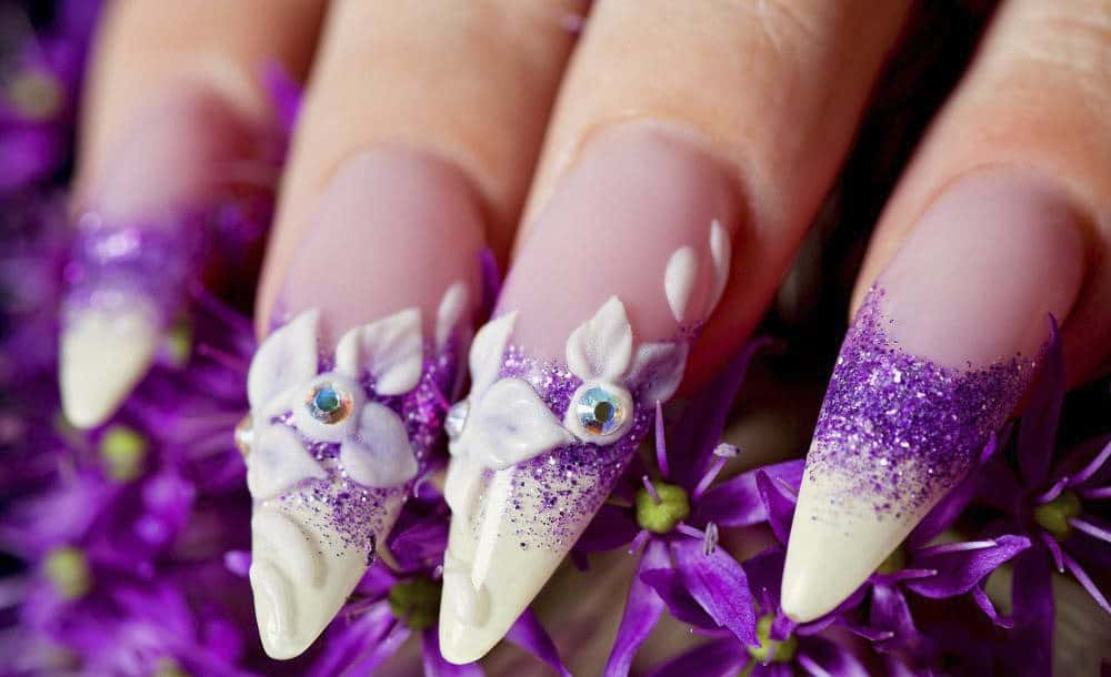 Hoa Bột Nail Đầy Màu Sắc (1)