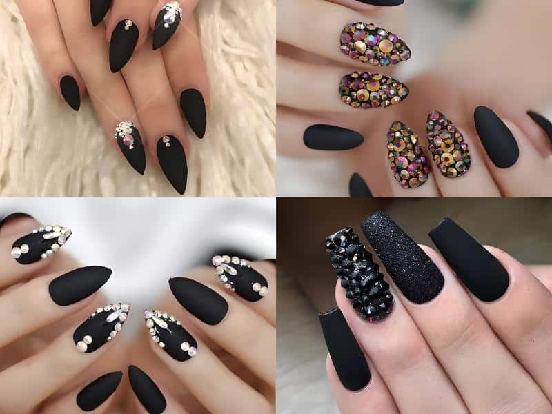 Nail Màu Đen Matte (1)