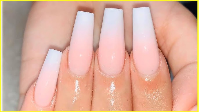 Ombre Trắng Hồng Matte