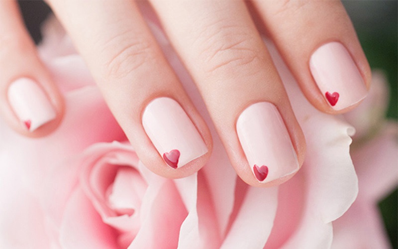 Nail Trái Tim Đơn Giản