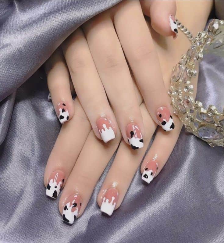 Nail bò sữa nhiều màu