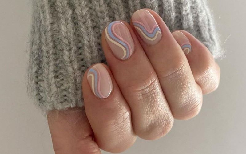 Mẫu nail cọ nét