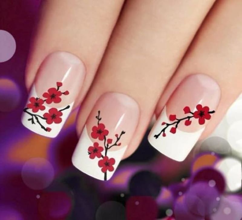 Mẫu nail cọ nét