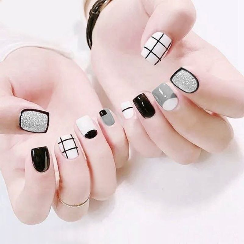 Mẫu nail cọ nét