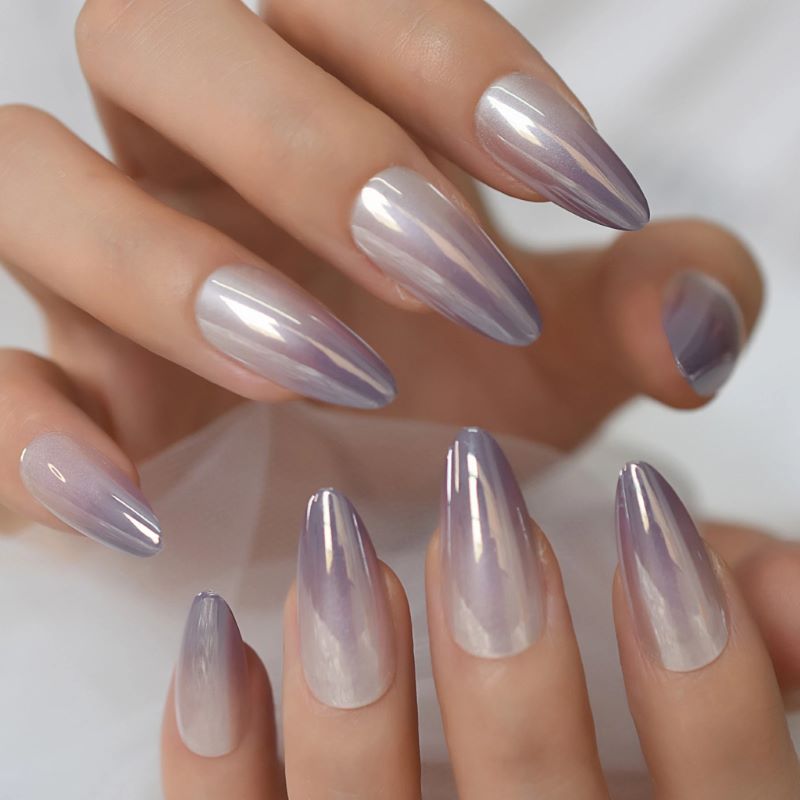 nail trang guong ombre