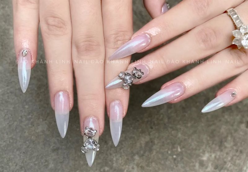 nail trang guong pastel