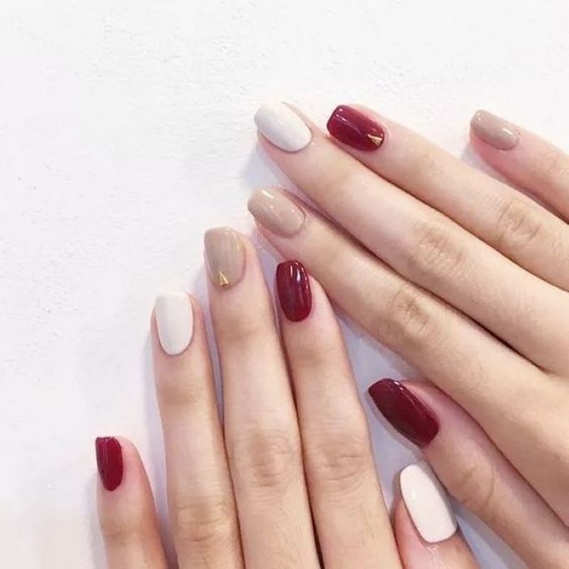 Nail sáng tạo, sơn trơn, hút mắt từng chi tiết nhỏ.