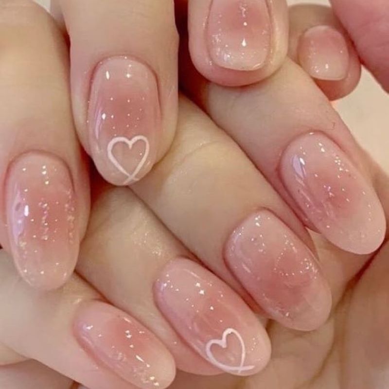 Mẫu nail màu pastel