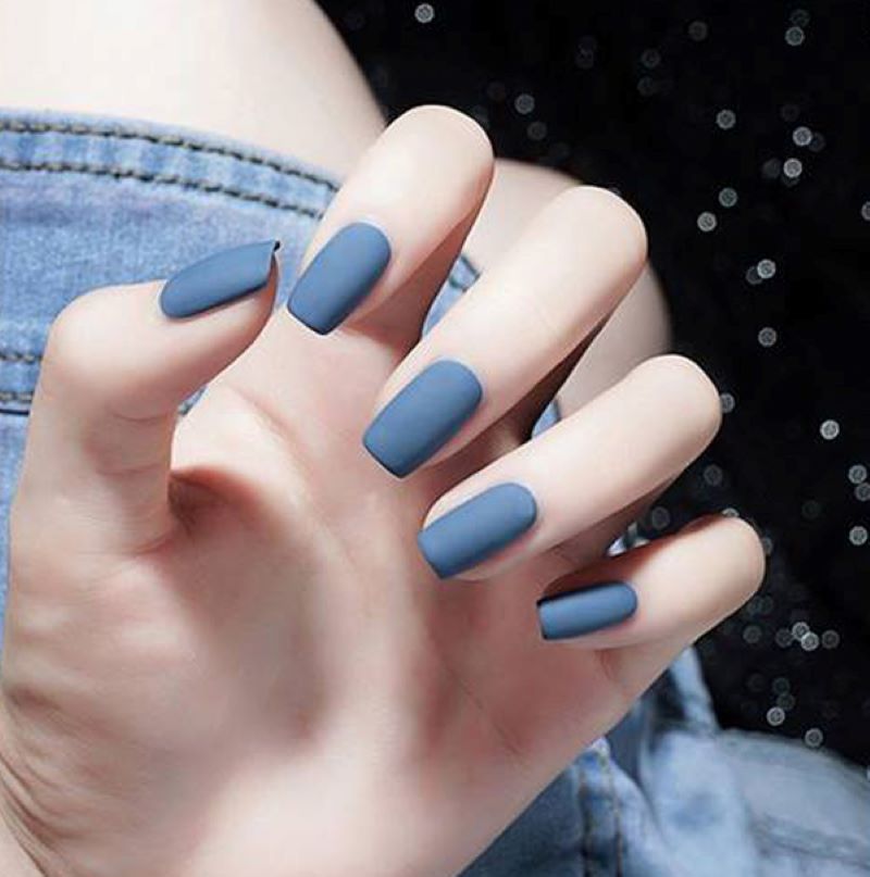 mẫu nail nhám đẹp