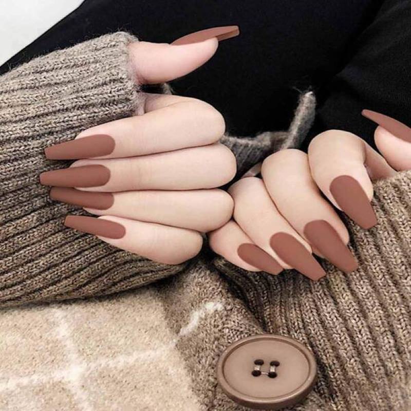 mẫu nail nhám đẹp