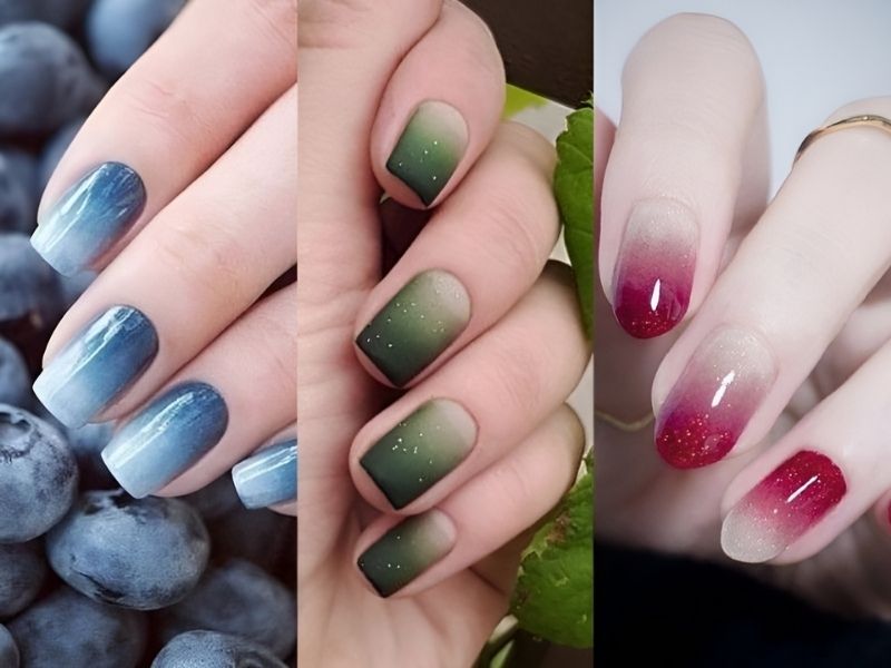 Mẫu nail Ombre