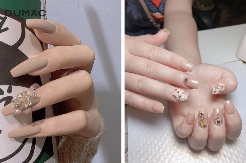 Nail trà sữa