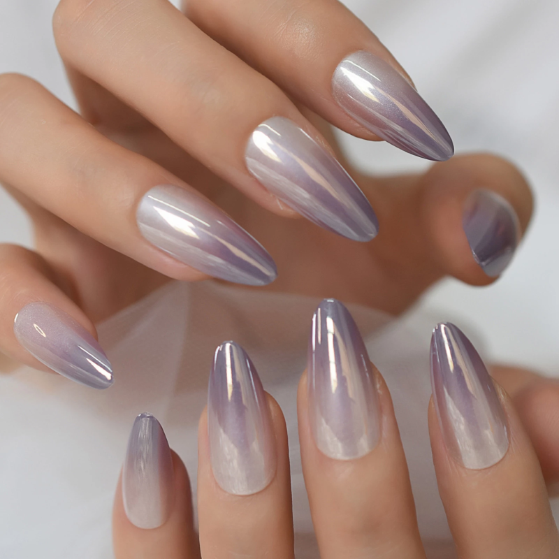 Nail tráng gương ombre