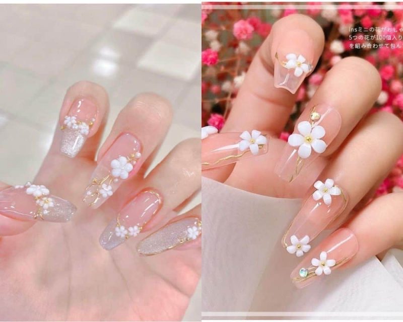 Nail hoa bột là gì? Các mẫu nail hoa bột đẹp nhất 