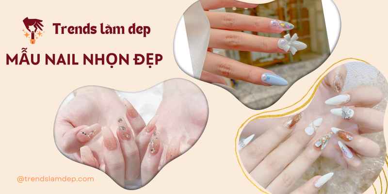 Mẫu nail nhọn đẹp cho nàng tham khảo xu hướng 2024