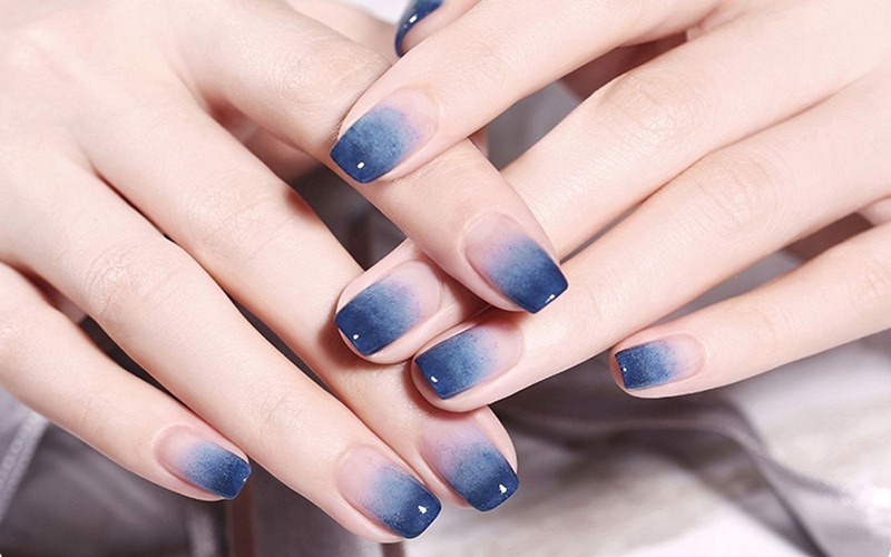 Mẫu nail ombre hiệu ứng chuyển màu tinh tế