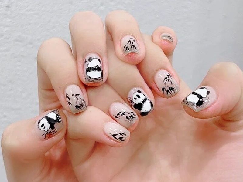 Nail gấu trúc